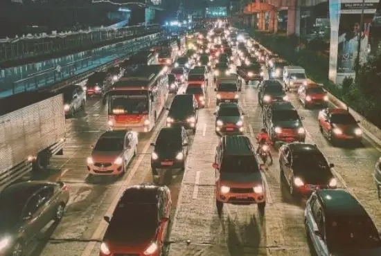 Braving the rush hour traffic jams. One of the perks of financial freedom is you don't have to stress over traffic.